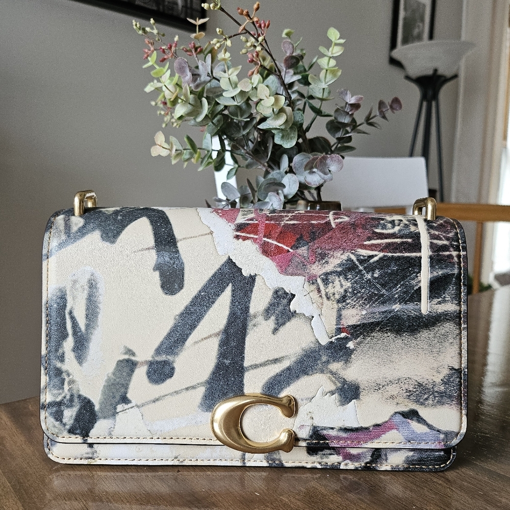 Coach Mint X Serf Graffiti Full Size Bandut Bag